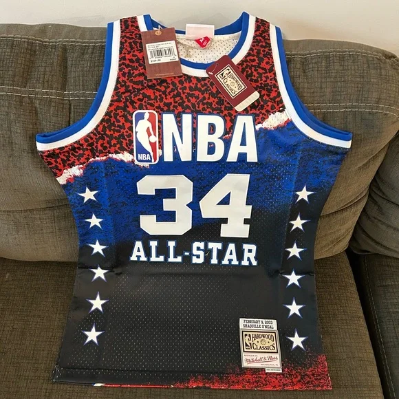 $150 Mitchell & Ness Shaquille O'Neal All Star 2003 Swingman Jersey Men’s Sz: M - Picture 1 of 6